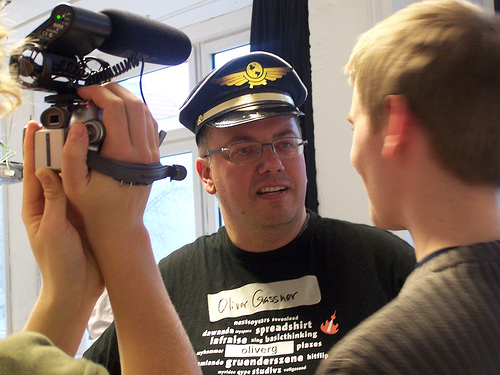 Blogpilot Oliver Gassner auf dem Barcamp Berlin