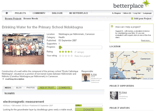 Betterplace (Screenshot)