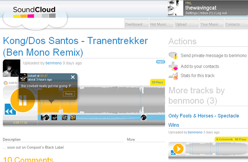 SoundCloud (Screenshot)