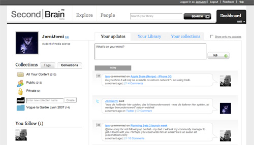 Screenshot SecondBrain