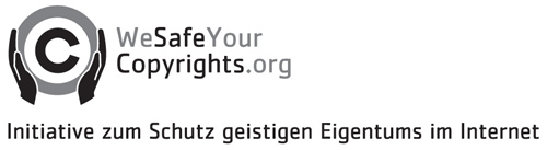 Logo der Initiative We Save Your Copyrights