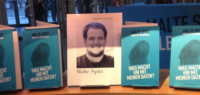 Malte Spitz auf der Buchmesse (Bild: Christina zur Nedden)