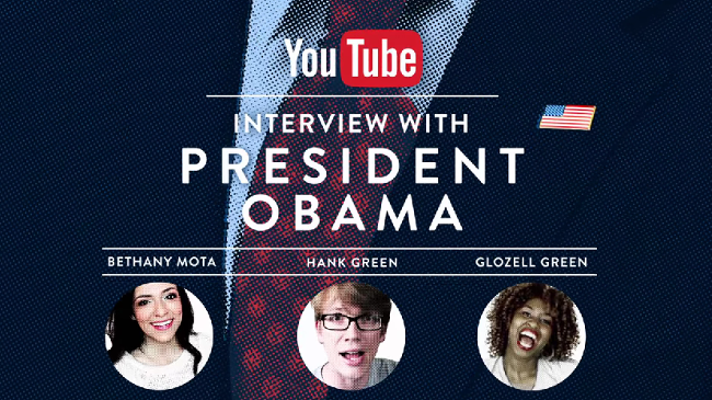 Ein Interview mit Barack Obama auf YouTube (Bild: YouTube)