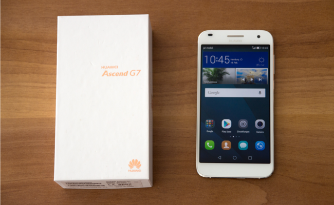 Das Huawei Ascend G7 (Bild: Alexandra von Heyl/Netzpiloten, CC BY 4.0)