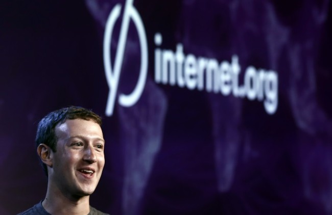 Mark Zuckerberg auf dem Summit von Internet.org