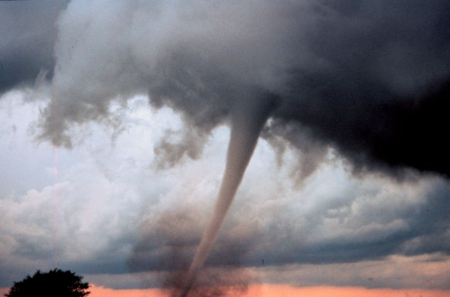 “Occluded mesocyclone tornado5 - NOAA” (adapted) by Modern Event Preparedness (CC BY 2.0)