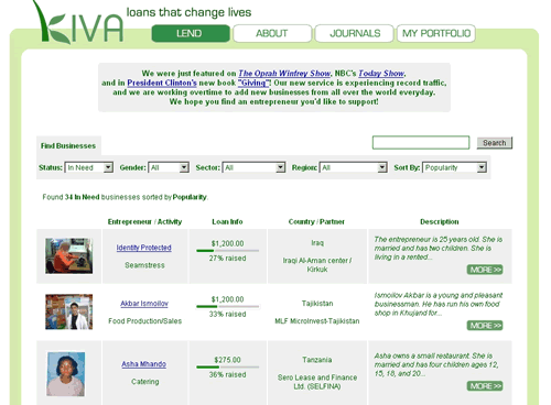 Kiva (Screenshot)