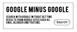 Google minus Google