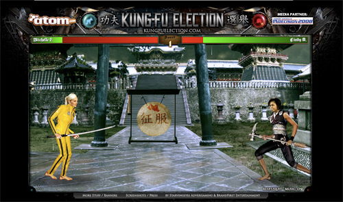 Screenshot aus Kung Fu Election