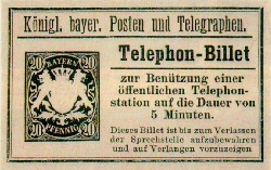 Telephon-Billet (Bild: Kandschwar [Public domain], via Wikimedia Commons)