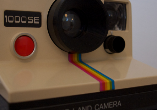 Polaroid Camera (like Instagram-Icon) (adapted) (Image by Adrian Korte [CC BY 2.0] via Flickr)