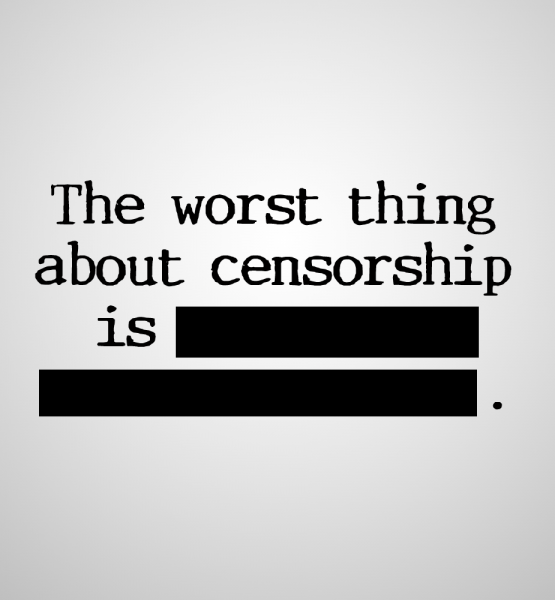 The worst thing about censorship (adapted) (Image by Tyler Menezes [CC BY-SA 2.0] via Flickr)