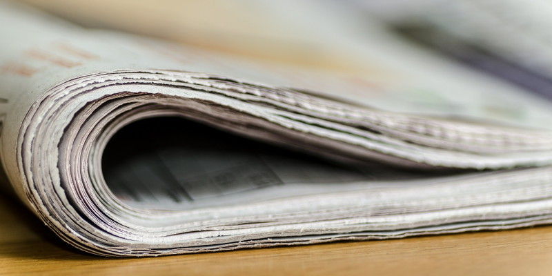 Zeitung (adapted) (Image by Andrys [CC0 Public Domain] via Pixabay)