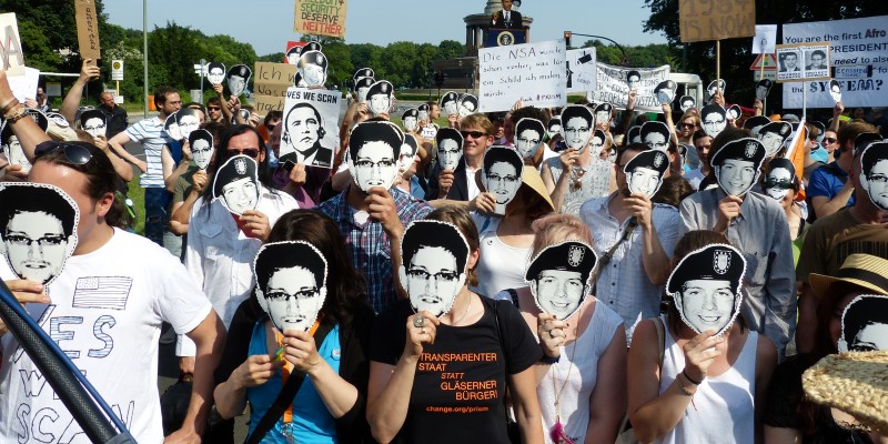 Berliner PRISM-Demo 2013 (Teaser by Mike Herbst [CC BY-SA 2.0], via Flickr)