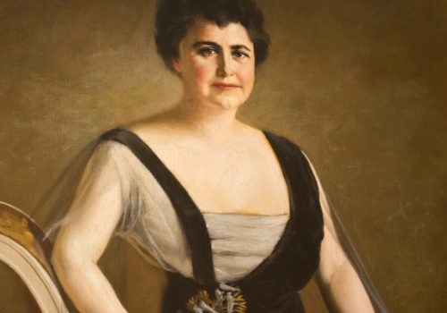 altered Edith Wilson portrait - Woodrow Wilson House - Washington DC - 2013-09-15 (adapted) (Image by Tim Evanson [CC BY-SA 2.0] via Flickr)