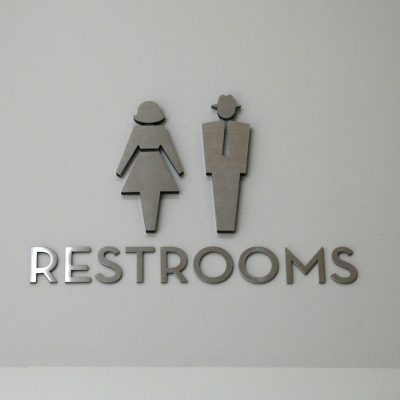 Restrooms (adapted) (Image by Sam Howzit [CC BY 2.0] via flickr)