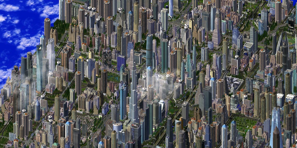 Sim City 4 Zoom out (adapted) (Image by haljackey [CC BY 2.0] via flickr)