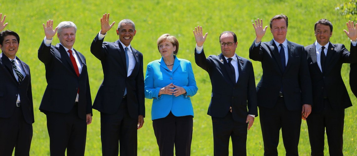 G7 Summit 2015 (Image by blu-news.org [CC BY-SA 2.0], via Wikimedia Commons)