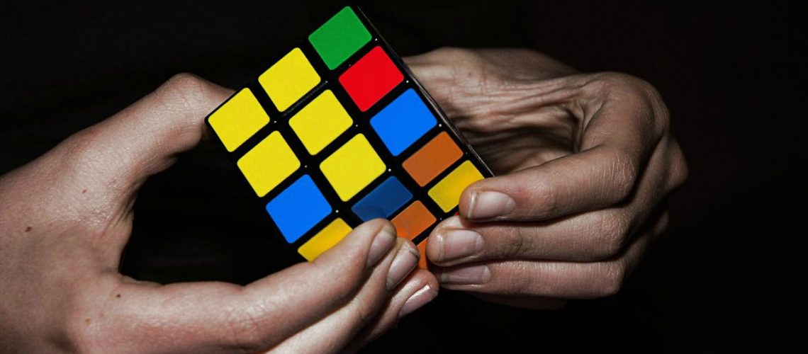 Rubik cube (adapted) (Image by theilr [CC BY-SA 2.0] via flickr)