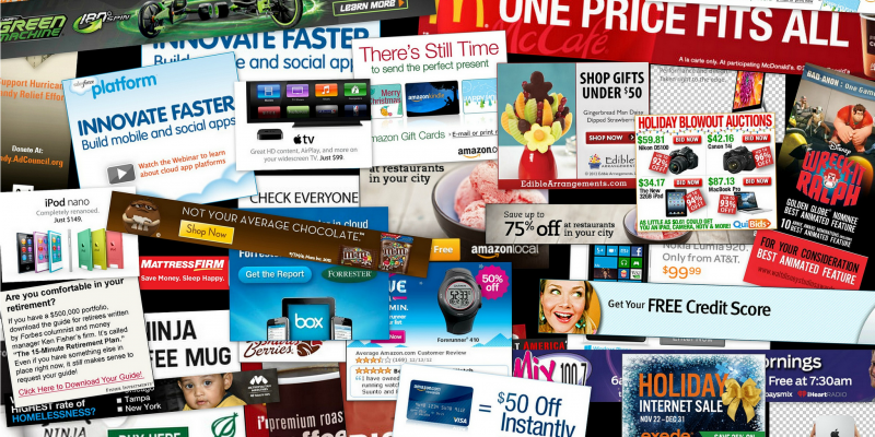 Half an hour of web ads (adapted) (Image by Daniel Oines [CC BY 2.0] via flickr)