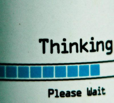 Thinking (adapted) (Image by Wade M [CC BY-SA 2.0] via flickr)