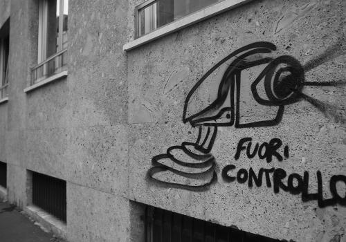 Video surveillance out of control (adapted) (Image by Alexandre Dulaunoy [CC BY-SA 2.0] via flickr)