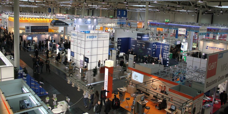 Cebit-Messehalle (Image by Bin im Garten [CC BY-SA 3.0] via Wikipedia)new