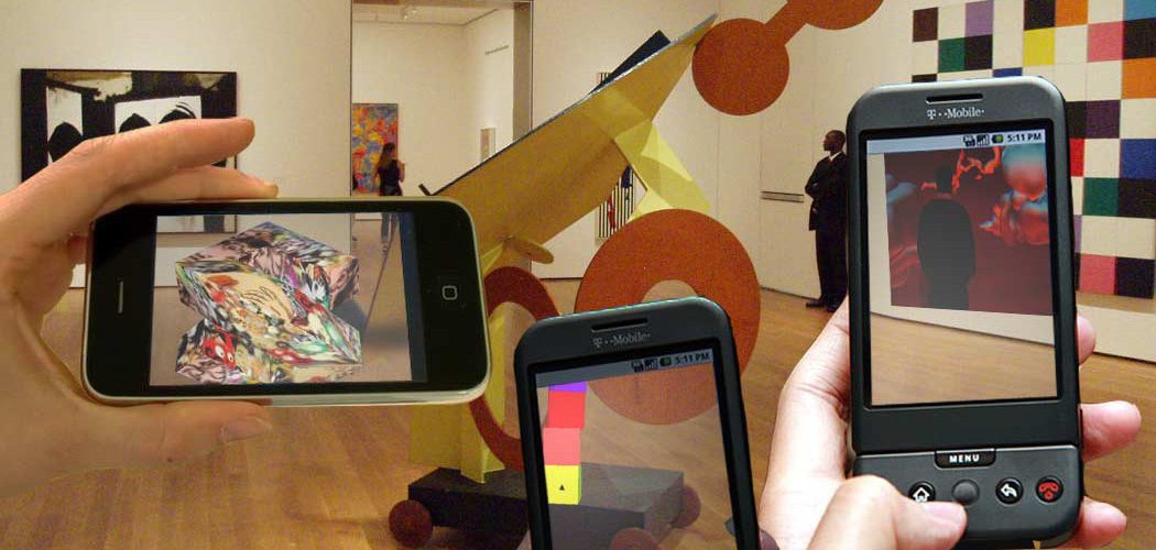 DIY Augmented Reality, MoMA NY (adapted) (Image by sndrv [CC BY 2.0] via Flickr)