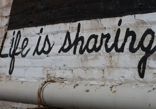 Life is Sharing (adapted) (Image by Alan Levine [CC BY 2.0] via Flickr)