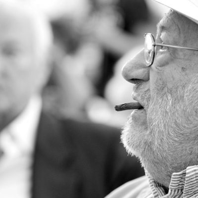 Umberto Eco (e Piero Angela) #festivalcom (adapted) (Image by Alessio Jacona [CC BY-SA 2.0] via flickr)
