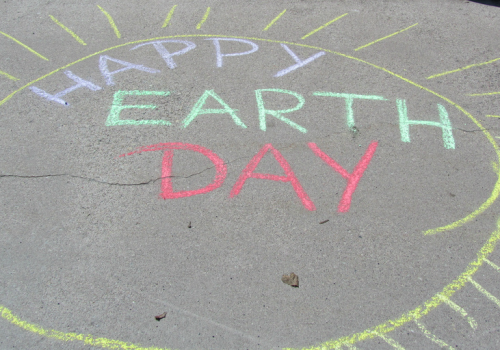 Happy Earth Day (adapted) (Image by Booker Smith [CC BY 2.0] via flickr)