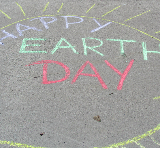 Happy Earth Day (adapted) (Image by Booker Smith [CC BY 2.0] via flickr)