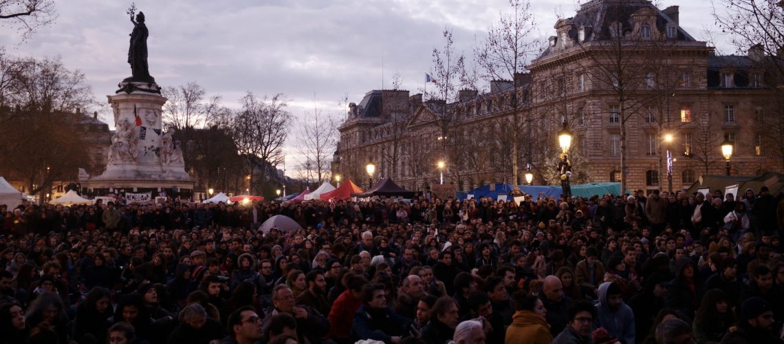 Nuit Debout Paris (adapted) (Image by Nicolas Vigier [CC0 Public Domain] via flickr)