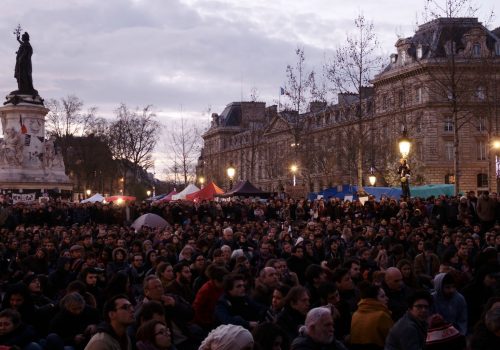 Nuit Debout Paris (adapted) (Image by Nicolas Vigier [CC0 Public Domain] via flickr)