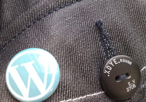 Wordpress Button Closeup (adapted) (Image by Titanas [CC BY-SA 2.0] via Flickr)