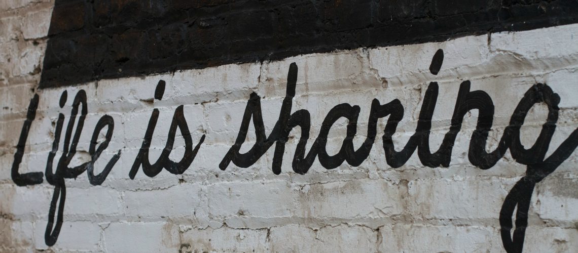 Life is Sharing (adapted) (Image by Alan Levine [CC by 2.0] via flickr)