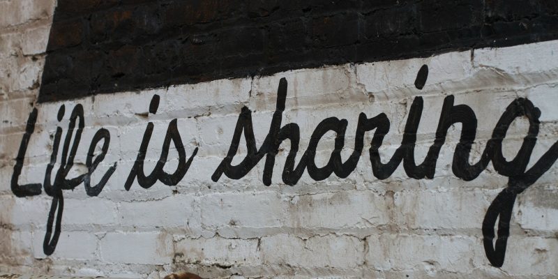Life is Sharing (adapted) (Image by Alan Levine [CC by 2.0] via flickr)