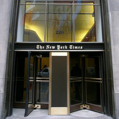 The New York Times building, New York City (Image by Alterego [CC BY 3.0], via Wikimedia Commons)