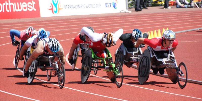 BT Paralympic World Cup 2009 Athletics Men's T54 - 800 Metres. (adapted) (Image by Stuart Grout [CC BY 2.0] via flickr)
