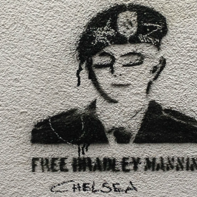 Graffito of Bradley or Chelsea Manning (adapted) (Image by smuconlaw [CC BY-SA 2.0] via flickr)