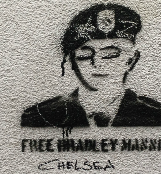 Graffito of Bradley or Chelsea Manning (adapted) (Image by smuconlaw [CC BY-SA 2.0] via flickr)