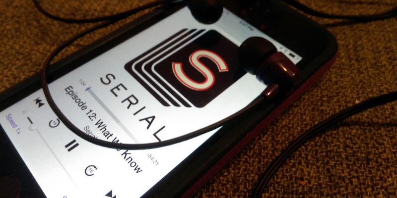 Serial Podcast (adapted) (Image by Casey Fiesler [CC BY 2.0] via Flickr)