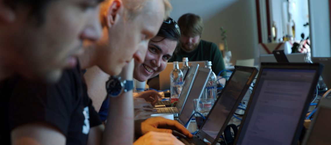 Hackathon (adapted) (Image by Andrew Eland [CC BY-SA 20] via flickr)