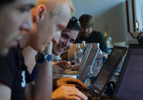 Hackathon (adapted) (Image by Andrew Eland [CC BY-SA 20] via flickr)