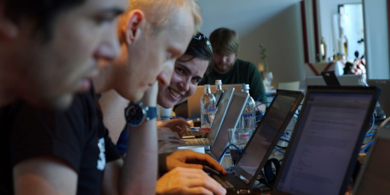 Hackathon (adapted) (Image by Andrew Eland [CC BY-SA 20] via flickr)