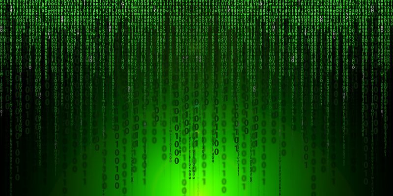 Matrix, Code, chiffriert, grün, HTML, Code, Daten