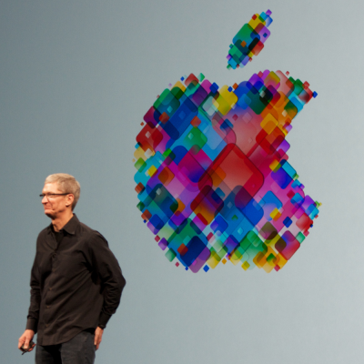 Apple CEO Tim Cook (adapted) (Image by Mike Deerkoski [CC BY 2.0] via Flickr)