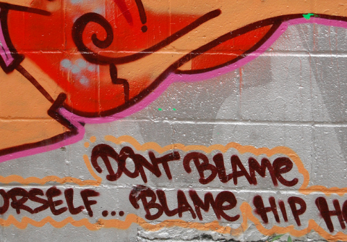 Don't Blame Yourself...Blame Hip-Hop (adapted) (Image by Angie Linder [CC BY-SA 2.0] via Flickr)