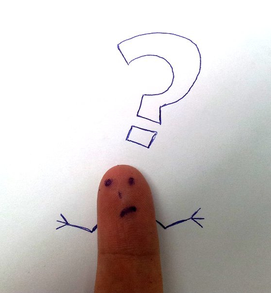 Finger face with a question (adapted) (Image by Tsahi Levent-Levi [CC BY 2.0] via Flickr)