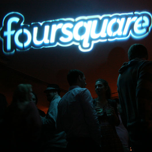 Foursquare Day NYC - Official Party (adapted) (Image by Vadim Lavrusik [ CC BY 2.0] via Flickr)